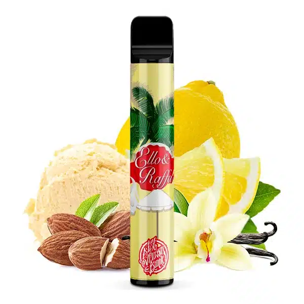 Ello Raffa 0mg 187: ein neues Geschmackserlebnis! Erlebe den Geschmack der bekannten Süßigkeit in cremiger Mischung aus Vanille, Zitrone und Mandeln. Tauche ein in den Genuss dieser verführerischen Aromen und lasse dich begeistern.