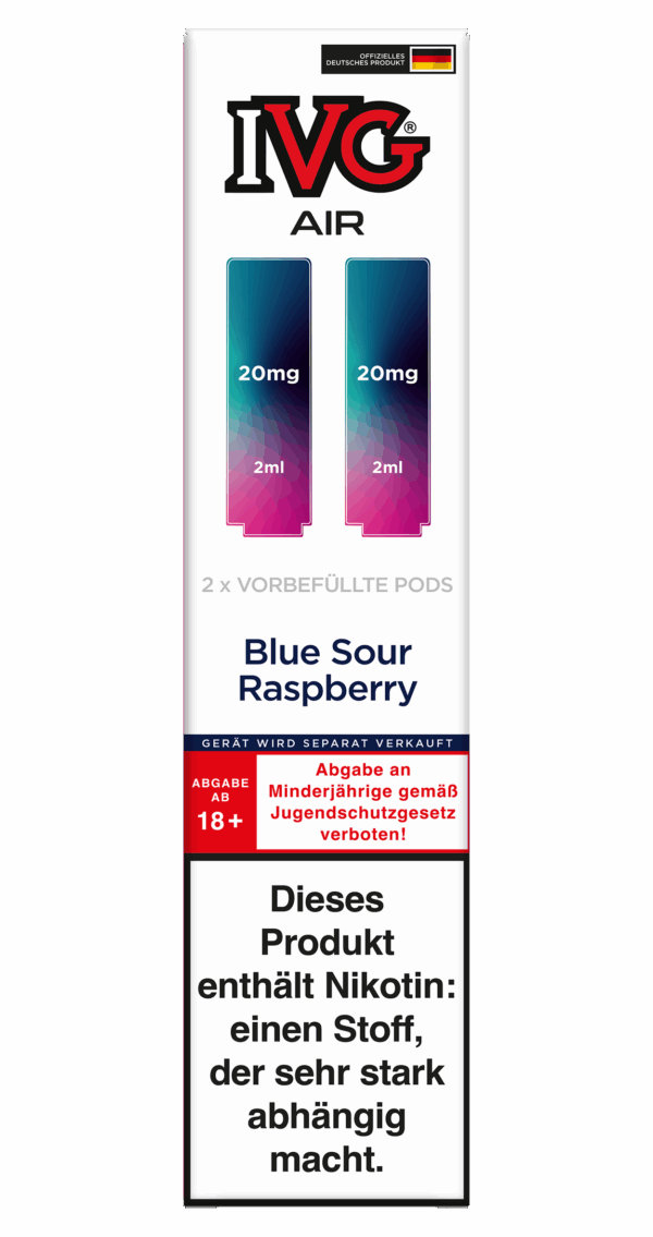 IVG Air Pods Blue Sour Raspberry 20 mg/ml