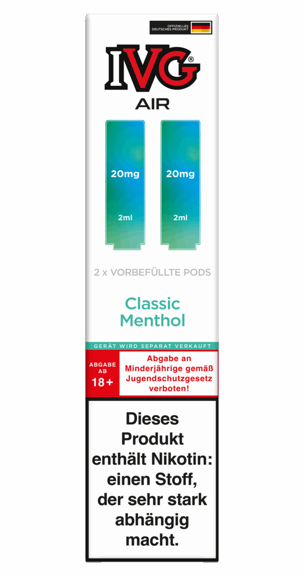 IVG Air Pods Classic Menthol 20 mg/ml