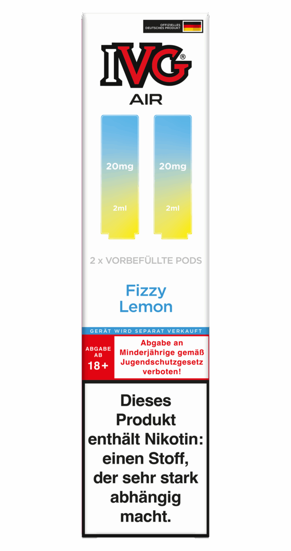 IVG Air Pods Fizzy Lemon 20 mg/ml