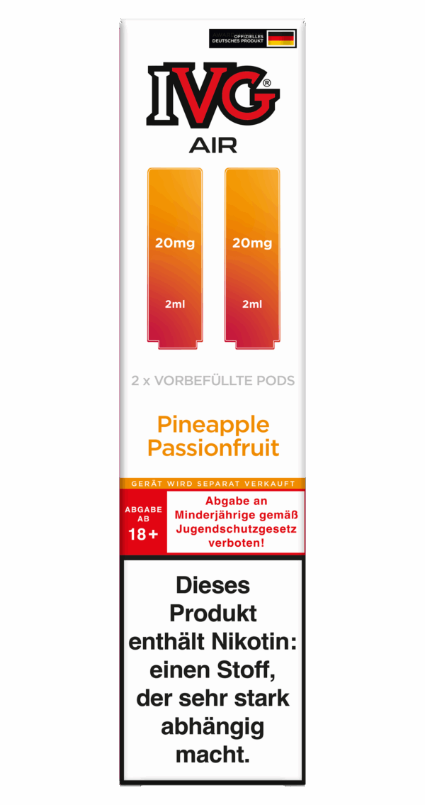 IVG Air Pods Pineapple Passionfruit 20 mg/ml