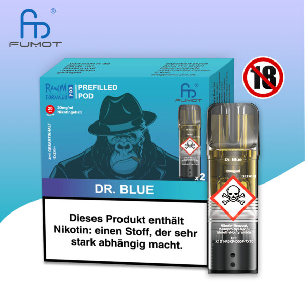 RandM Tornado Pods Dr. Blue - 20 mg/ml