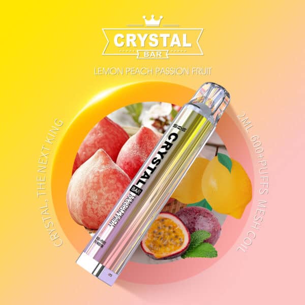 Crystal Bar Lemon Peach Passionfruit 20 mg/ml