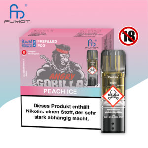 RandM Tornado Pods Peach Ice - 20 mg/ml