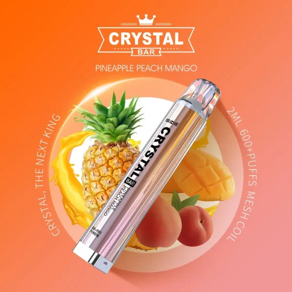 Crystal Bar Pineapple Peach Mango 20 mg/ml