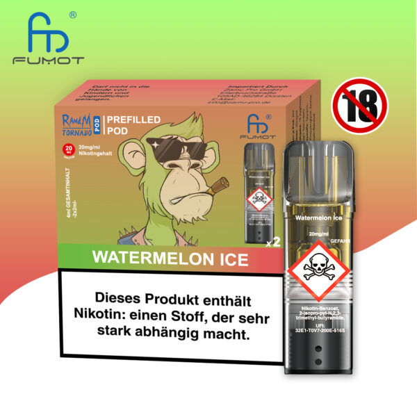 RandM Tornado Pods Watermelon Ice - 20 mg/ml