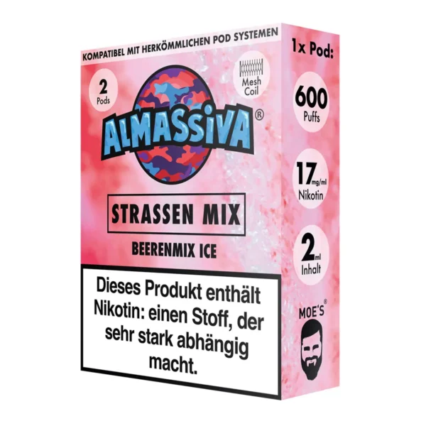 Al Massiva Pods Strassen Mix 17 mg/ml – Bild 2