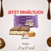 Produktbild der Elit Dubai Schokolade Kokosnuss mit cremiger Füllung, Kokosstücken und Kadayif – luxuriöse Schokolade mit orientalischem Flair.